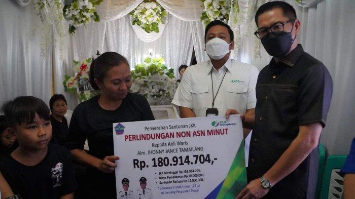 Ahli Waris Petugas Damkar Sulawesi Utara Korban Kecelakaan Maut Terima Rp 180 Juta dari BPJamsostek