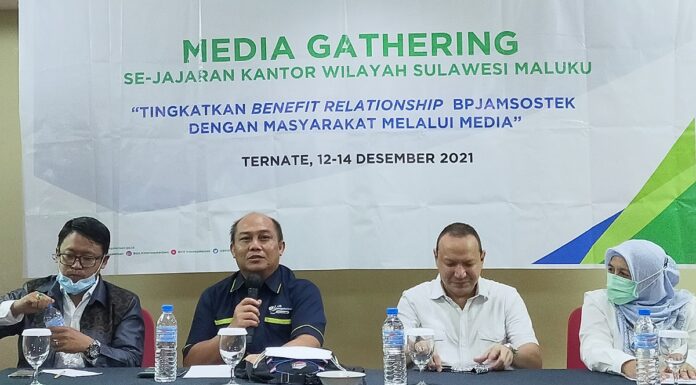 Gelar Media Gathering, Deputi BPJAMSOSTEK Sulawesi Maluku Harap Jadi Wadah Literasi dan Bertukar Pikiran 