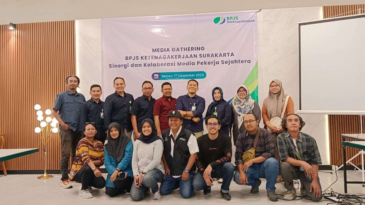 BPJS Ketenagakerjaan Surakarta Gelar Acara Media Gathering