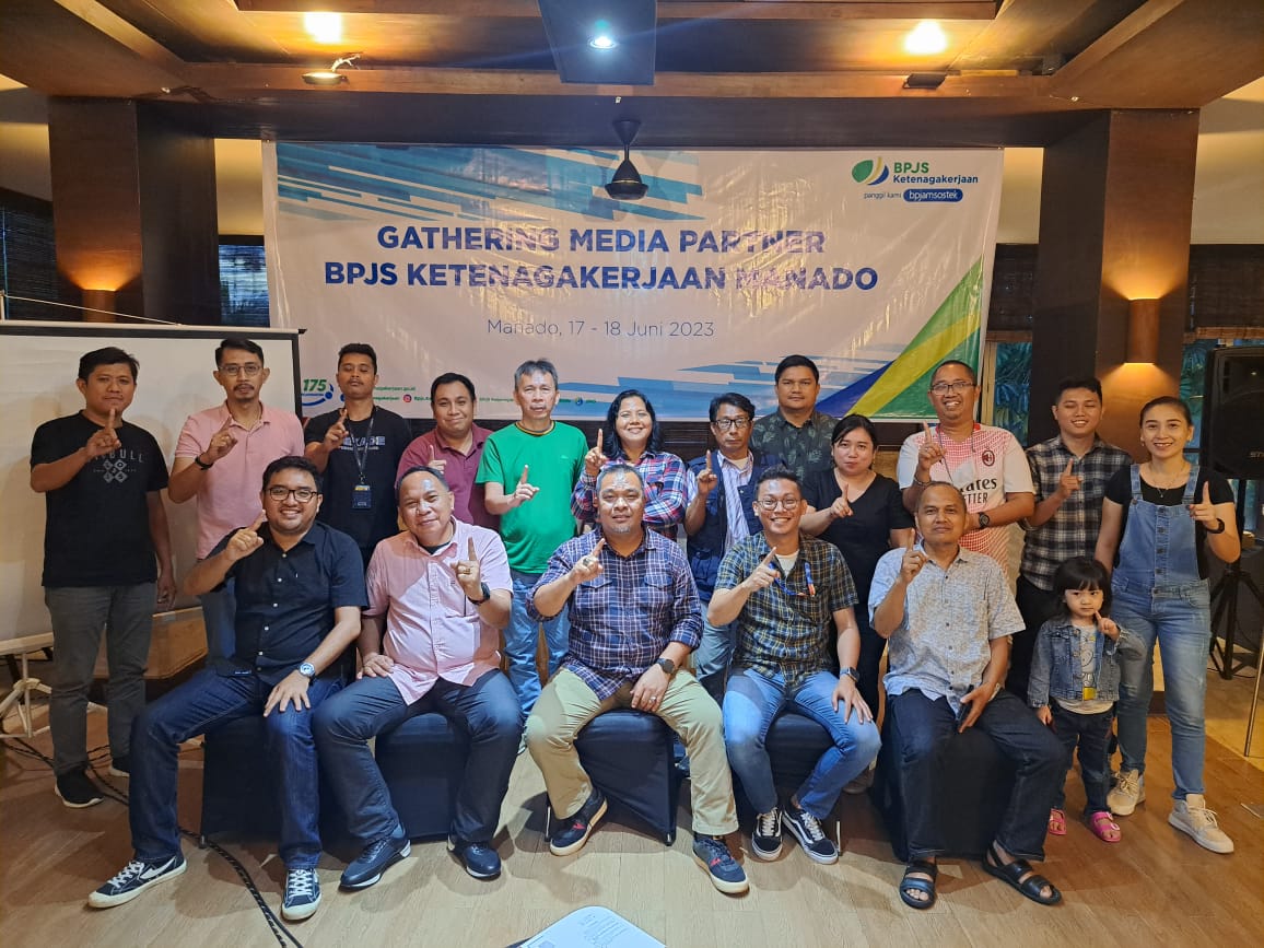 Gelar Gathering Media Partner 2023,BPJAMSOSTEK Sulut Pererat Silaturahmi dan Sinergitas
