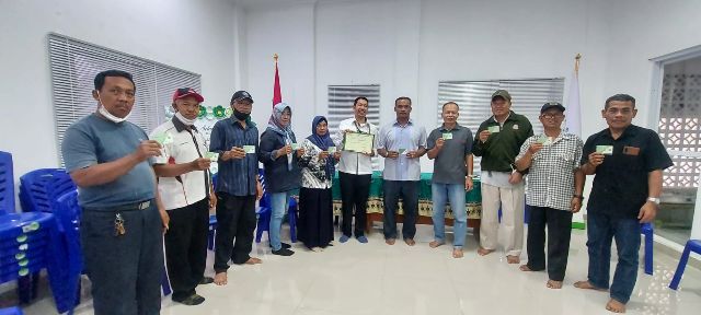 Ketua LPM Gunung Samarinda Daftarkan 56 Anggotanya ke BPJS Ketenagakerjaan